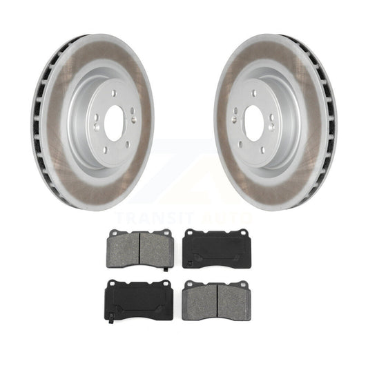 Coated Disc Rotors and Semi-Metallic Brake Pads Kit-KGS-100431 - Kit.bestparts.ca