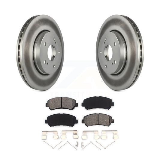 Coated Disc Rotors and Semi-Metallic Brake Pads Kit-KGS-100443 - Kit.bestparts.ca