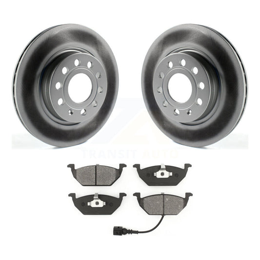Coated Disc Rotors and Semi-Metallic Brake Pads Kit-KGS-100458 - Kit.bestparts.ca