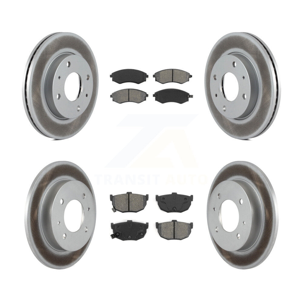 Coated Disc Rotors and Semi-Metallic Brake Pads Kit-KGS-100828 - Kit.bestparts.ca