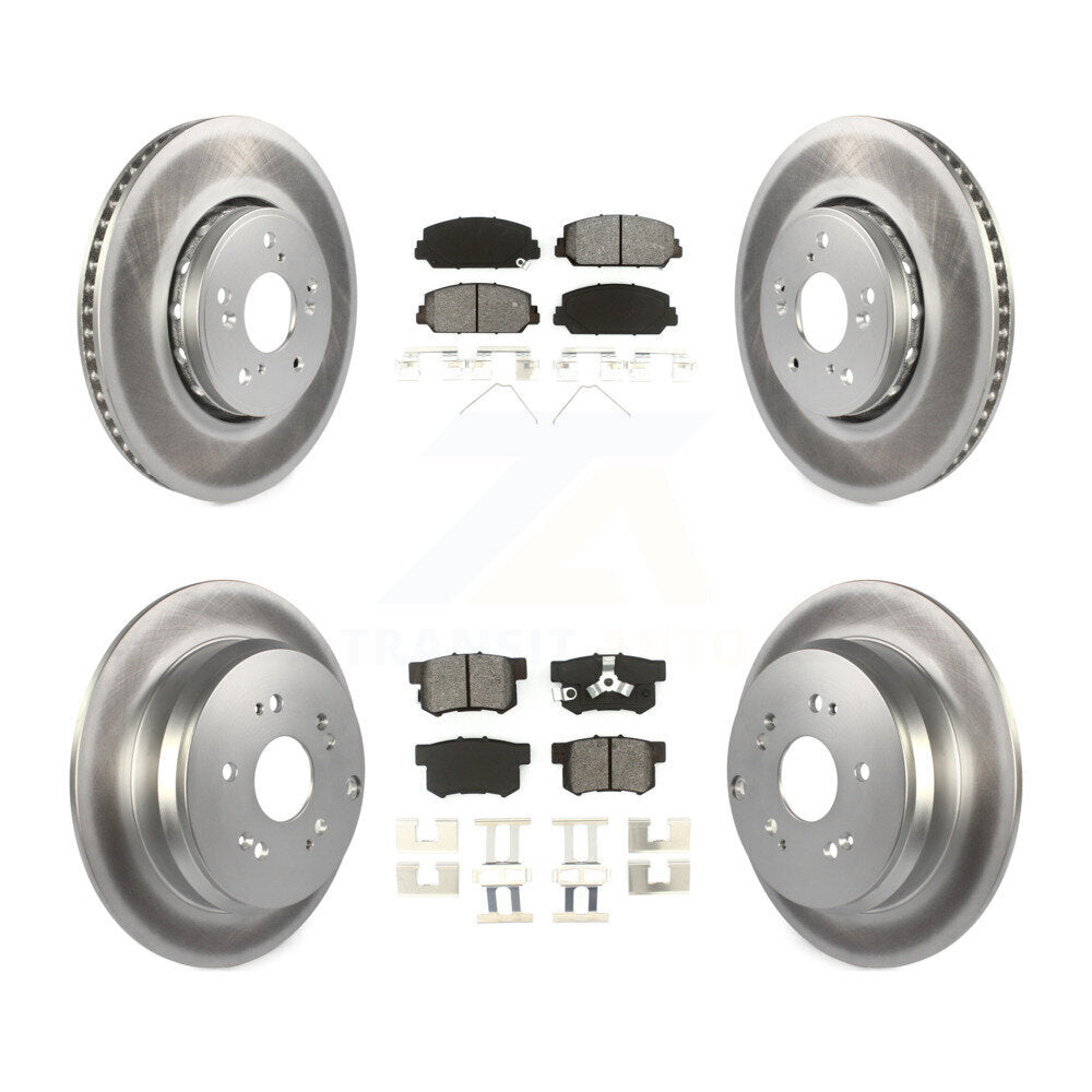 Coated Disc Rotors and Semi-Metallic Brake Pads Kit-KGS-101093 - Kit.bestparts.ca