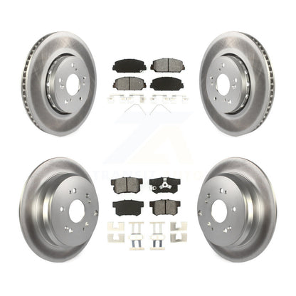 Coated Disc Rotors and Semi-Metallic Brake Pads Kit-KGS-101093 - Kit.bestparts.ca