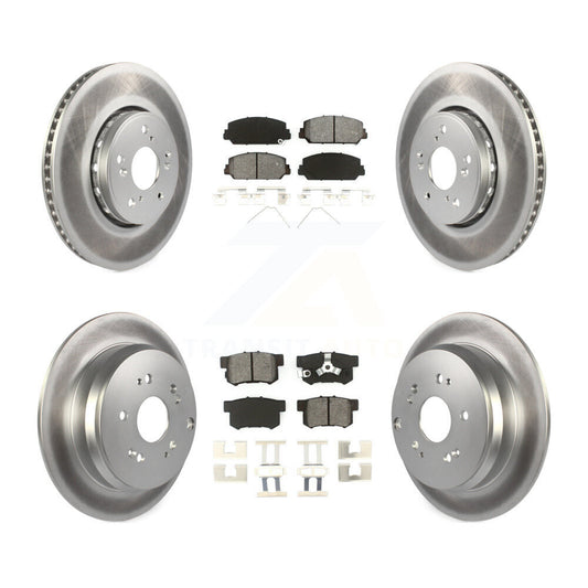 Coated Disc Rotors and Semi-Metallic Brake Pads Kit-KGS-101093 - Kit.bestparts.ca