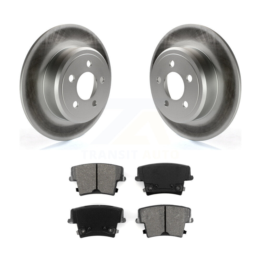 Coated Disc Rotors and Semi-Metallic Brake Pads Kit-KGS-101236 - Kit.bestparts.ca