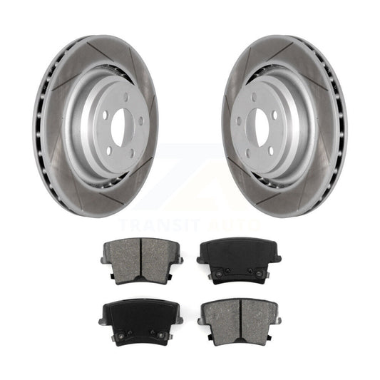 Coated Slotted Disc Rotors and Semi-Metallic Brake Pads Kit-KGS-101253 - Kit.bestparts.ca