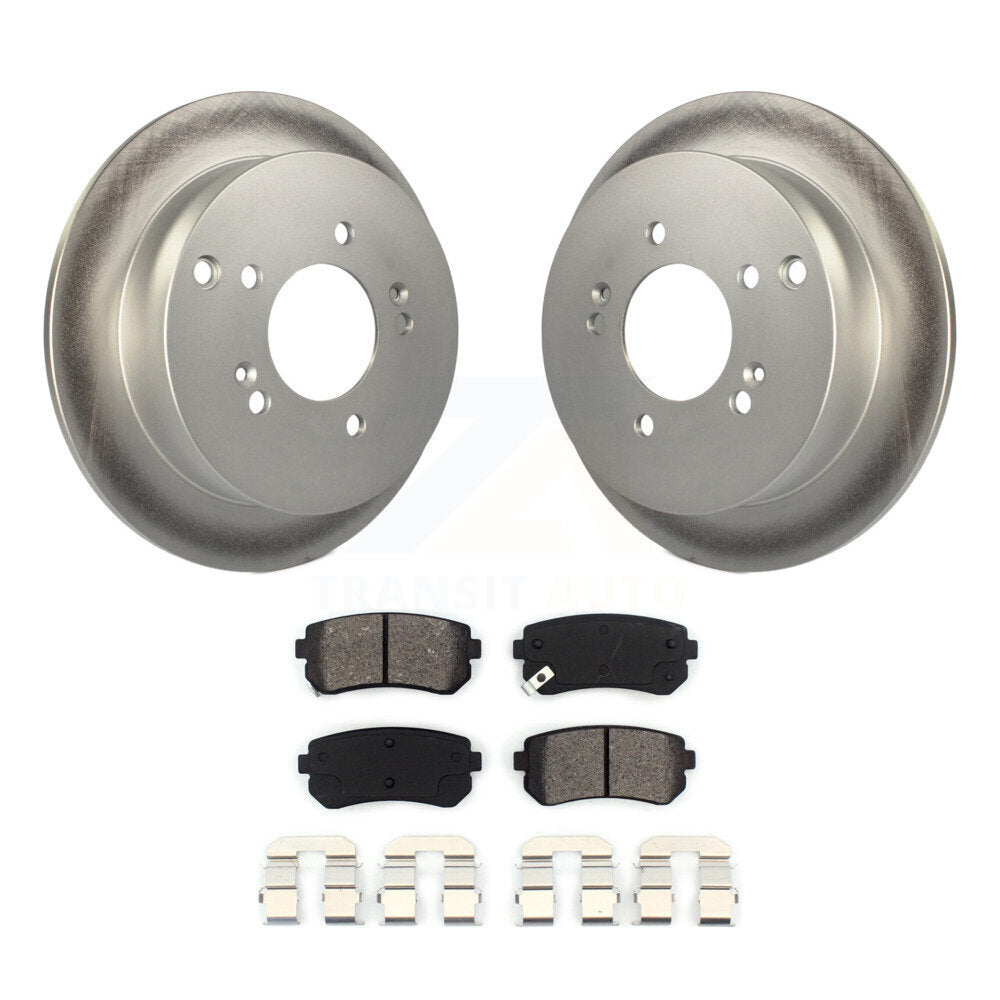 Coated Disc Rotors and Semi-Metallic Brake Pads Kit-KGS-101307 - Kit.bestparts.ca