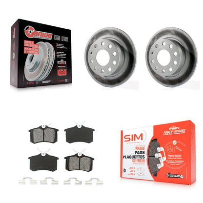 Coated Disc Rotors and Semi-Metallic Brake Pads Kit-KGS-101456