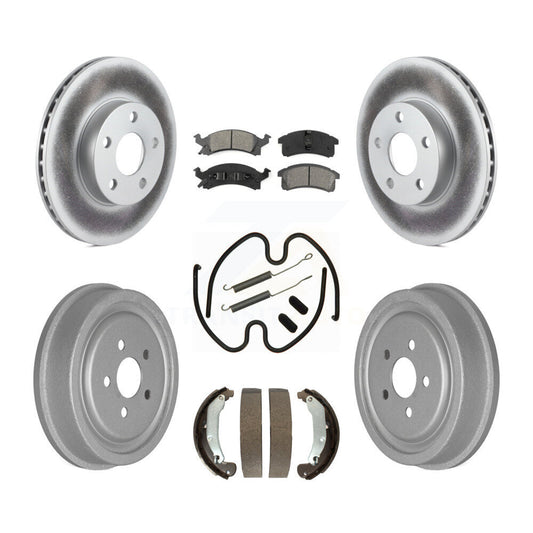 Coated Disc Rotors and Semi-Metallic Brake Pads Kit-KGS-101496 - Kit.bestparts.ca