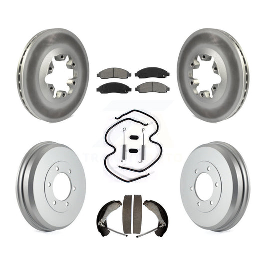 coated disc rotors and semi metallic brake pads-kgs-101504 - Kit.bestparts.ca