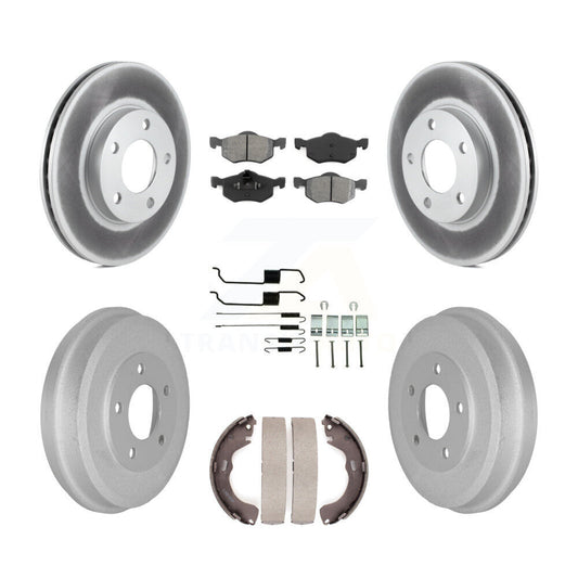 Coated Disc Rotors and Semi-Metallic Brake Pads Kit-KGS-101513 - Kit.bestparts.ca