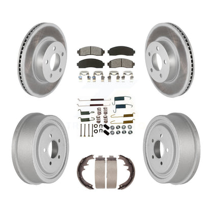 Coated Disc Rotors and Semi-Metallic Brake Pads Kit-KGS-101514 - Kit.bestparts.ca