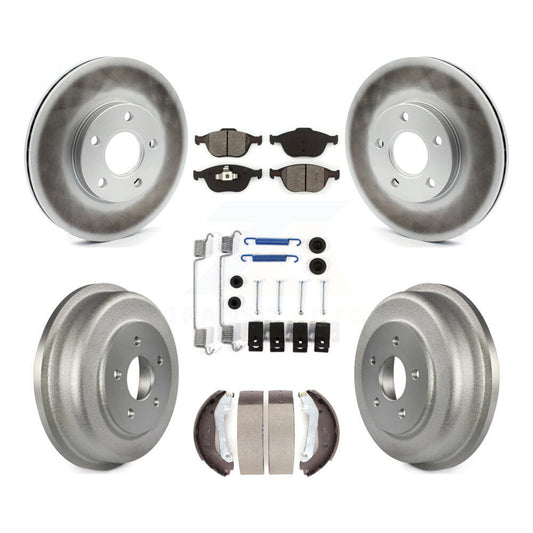 Coated Disc Rotors and Semi-Metallic Brake Pads Kit-KGS-101518 - Kit.bestparts.ca