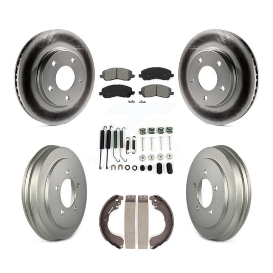 Coated Disc Rotors and Semi-Metallic Brake Pads Kit-KGS-101519 - Kit.bestparts.ca