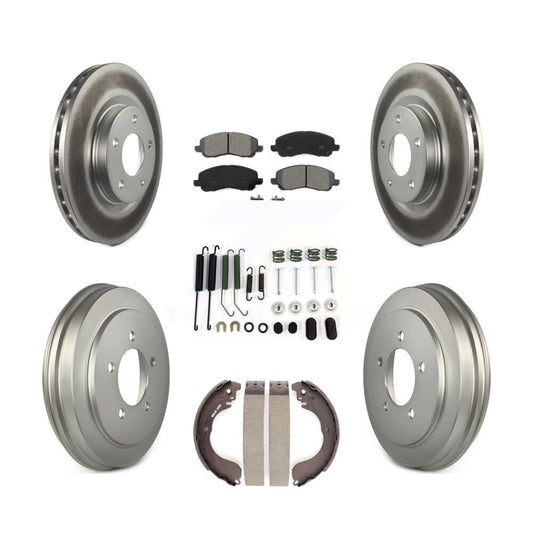 Coated Disc Rotors and Semi-Metallic Brake Pads Kit-KGS-101520 - Kit.bestparts.ca