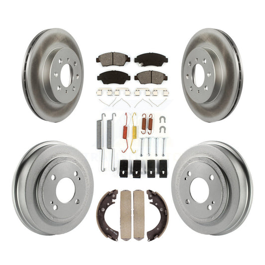 Coated Disc Rotors and Semi-Metallic Brake Pads Kit-KGS-101526 - Kit.bestparts.ca