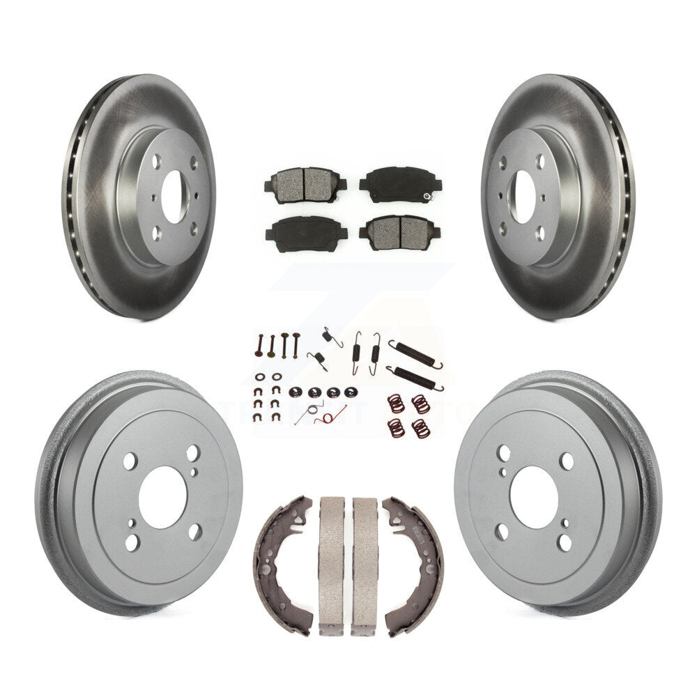Coated Disc Rotors and Semi-Metallic Brake Pads Kit-KGS-101542 - Kit.bestparts.ca