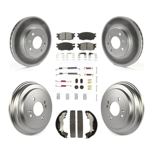 Coated Disc Rotors and Semi-Metallic Brake Pads Kit-KGS-101549 - Kit.bestparts.ca