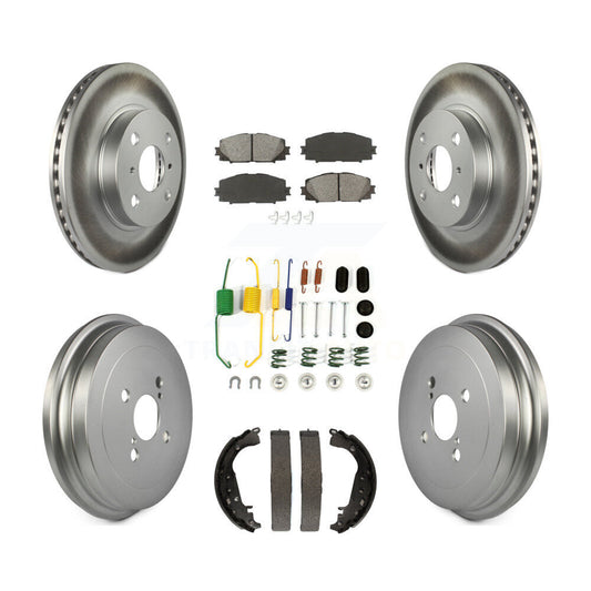 Coated Disc Rotors and Semi-Metallic Brake Pads Kit-KGS-101550 - Kit.bestparts.ca