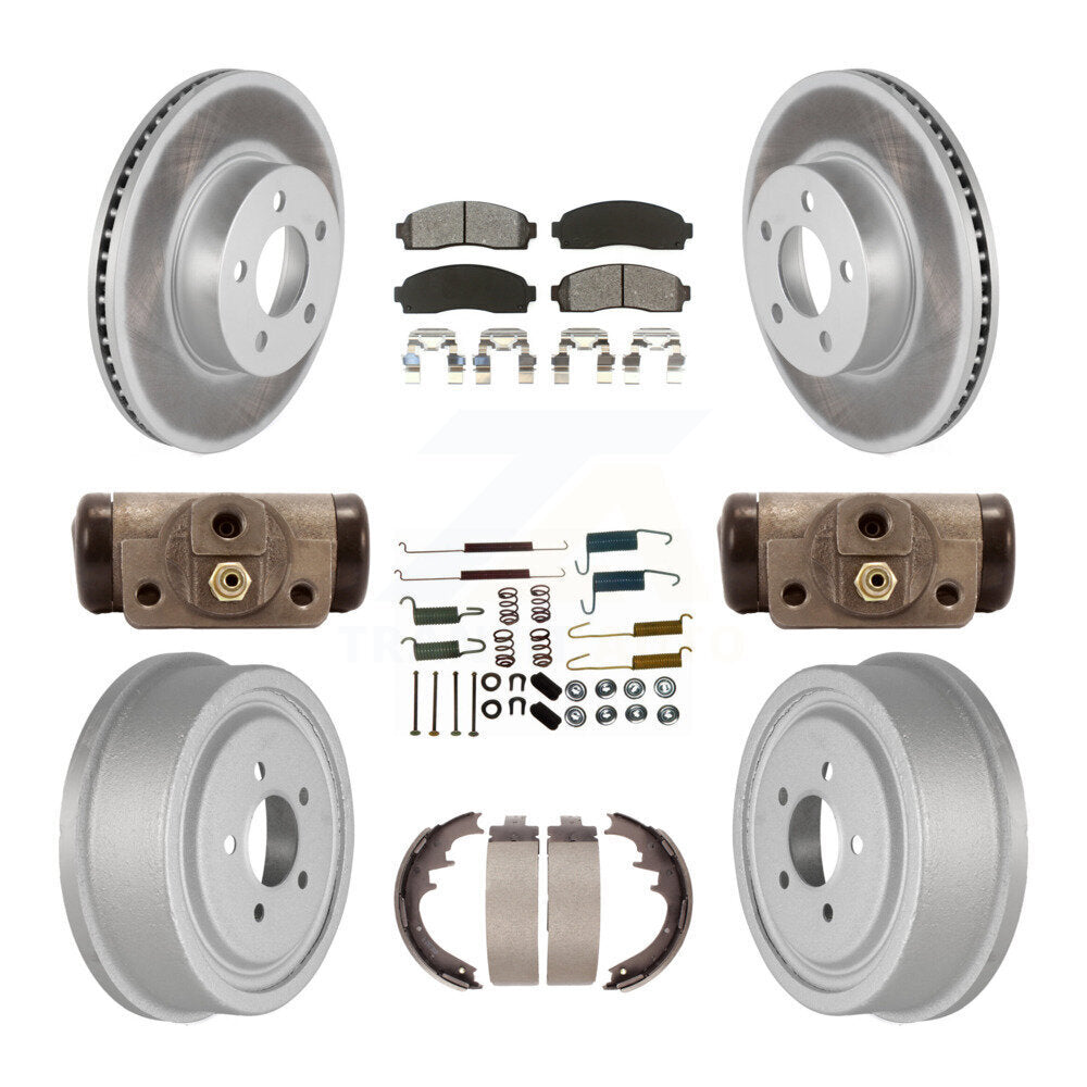Coated Disc Rotors and Semi-Metallic Brake Pads Kit-KGS-101566 - Kit.bestparts.ca