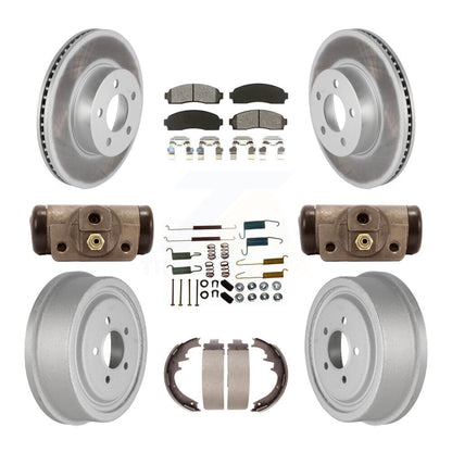 Coated Disc Rotors and Semi-Metallic Brake Pads Kit-KGS-101566 - Kit.bestparts.ca