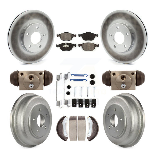 Coated Disc Rotors and Semi-Metallic Brake Pads Kit-KGS-101569 - Kit.bestparts.ca
