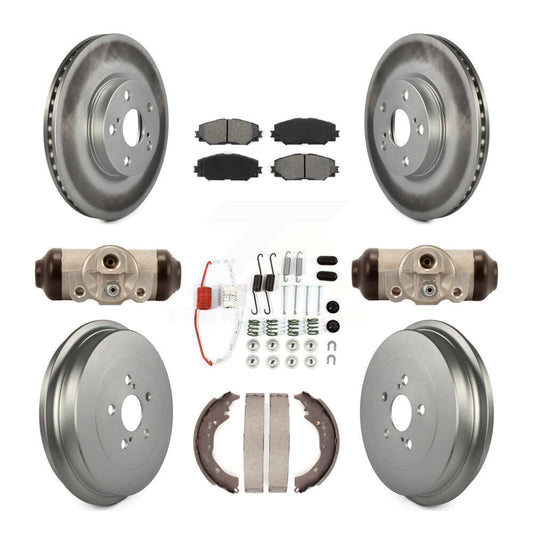 Coated Disc Rotors and Semi-Metallic Brake Pads Kit-KGS-101572 - Kit.bestparts.ca