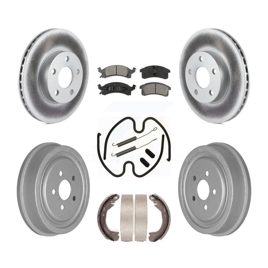 Coated Disc Rotors and Semi-Metallic Brake Pads Kit-KGS-101594 - Kit.bestparts.ca