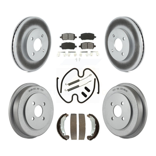 Coated Disc Rotors and Semi-Metallic Brake Pads Kit-KGS-101595 - Kit.bestparts.ca