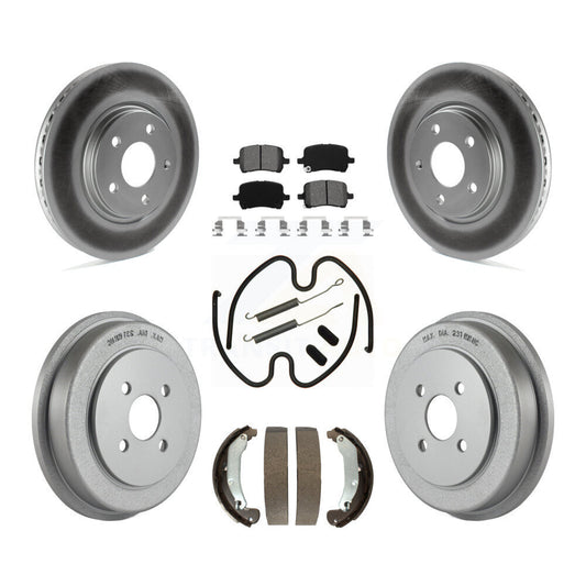 Coated Disc Rotors and Semi-Metallic Brake Pads Kit-KGS-101597 - Kit.bestparts.ca