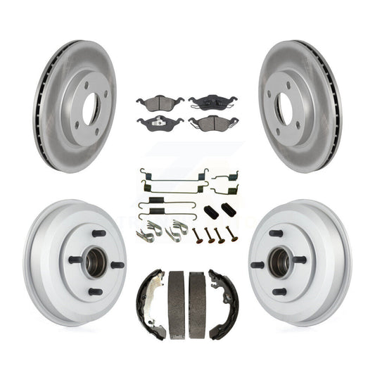 Coated Disc Rotors and Semi-Metallic Brake Pads Kit-KGS-101605 - Kit.bestparts.ca