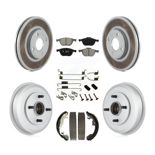 Coated Disc Rotors and Semi-Metallic Brake Pads Kit-KGS-101606 - Kit.bestparts.ca
