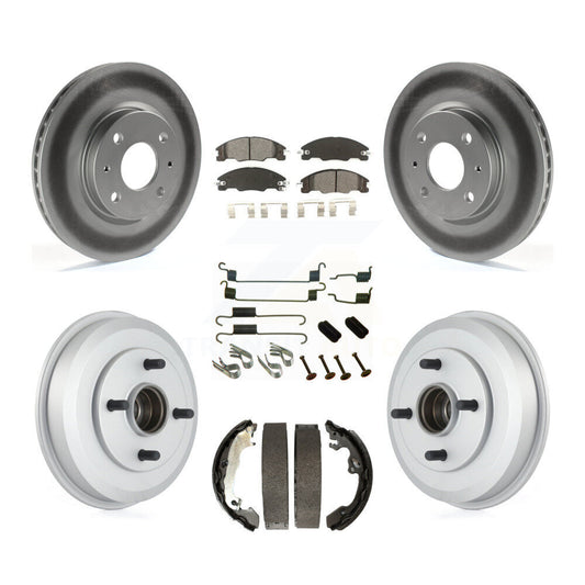 Coated Disc Rotors and Semi-Metallic Brake Pads Kit-KGS-101607 - Kit.bestparts.ca