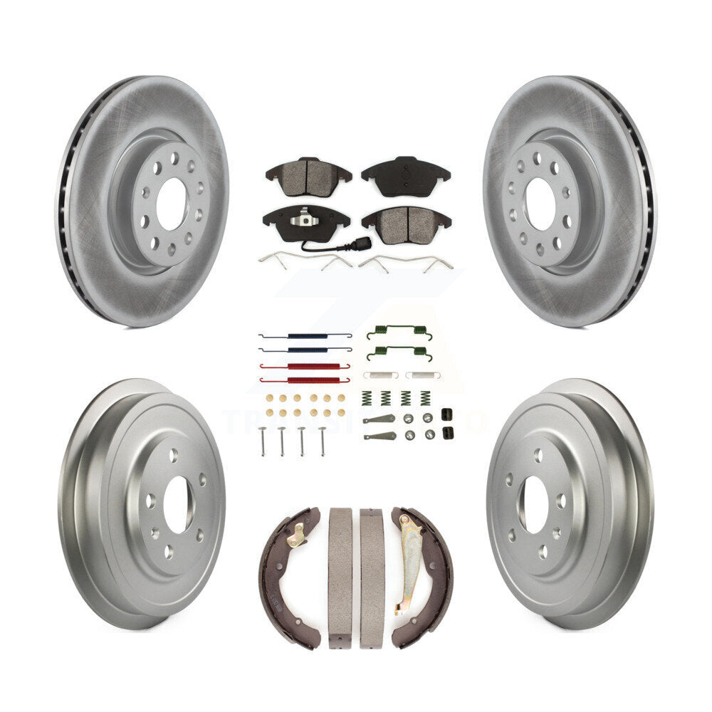 Coated Disc Rotors and Semi-Metallic Brake Pads Kit-KGS-101615 - Kit.bestparts.ca