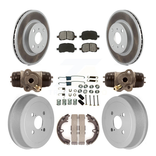 Coated Disc Rotors and Semi-Metallic Brake Pads Kit-KGS-101637 - Kit.bestparts.ca