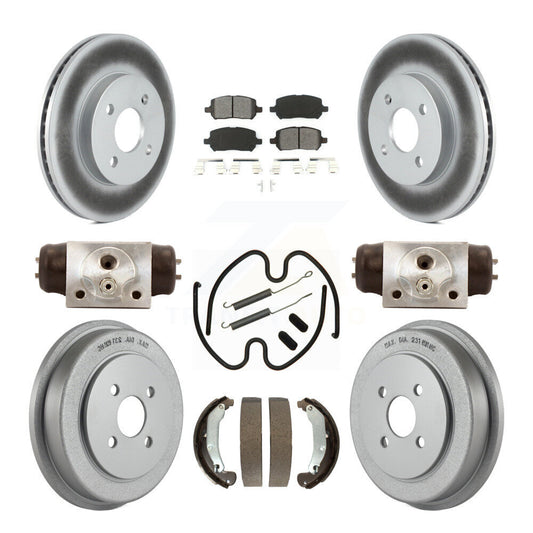 Coated Disc Rotors and Semi-Metallic Brake Pads Kit-KGS-101649 - Kit.bestparts.ca