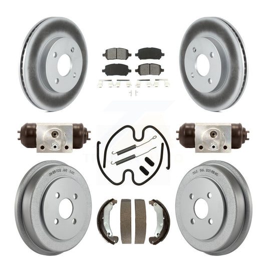 Coated Disc Rotors and Semi-Metallic Brake Pads Kit-KGS-101650 - Kit.bestparts.ca