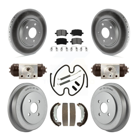 Coated Disc Rotors and Semi-Metallic Brake Pads Kit-KGS-101652 - Kit.bestparts.ca