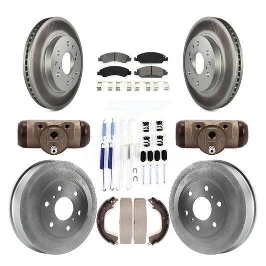 Coated Disc Rotors and Semi-Metallic Brake Pads Kit-KGS-101656 - Kit.bestparts.ca