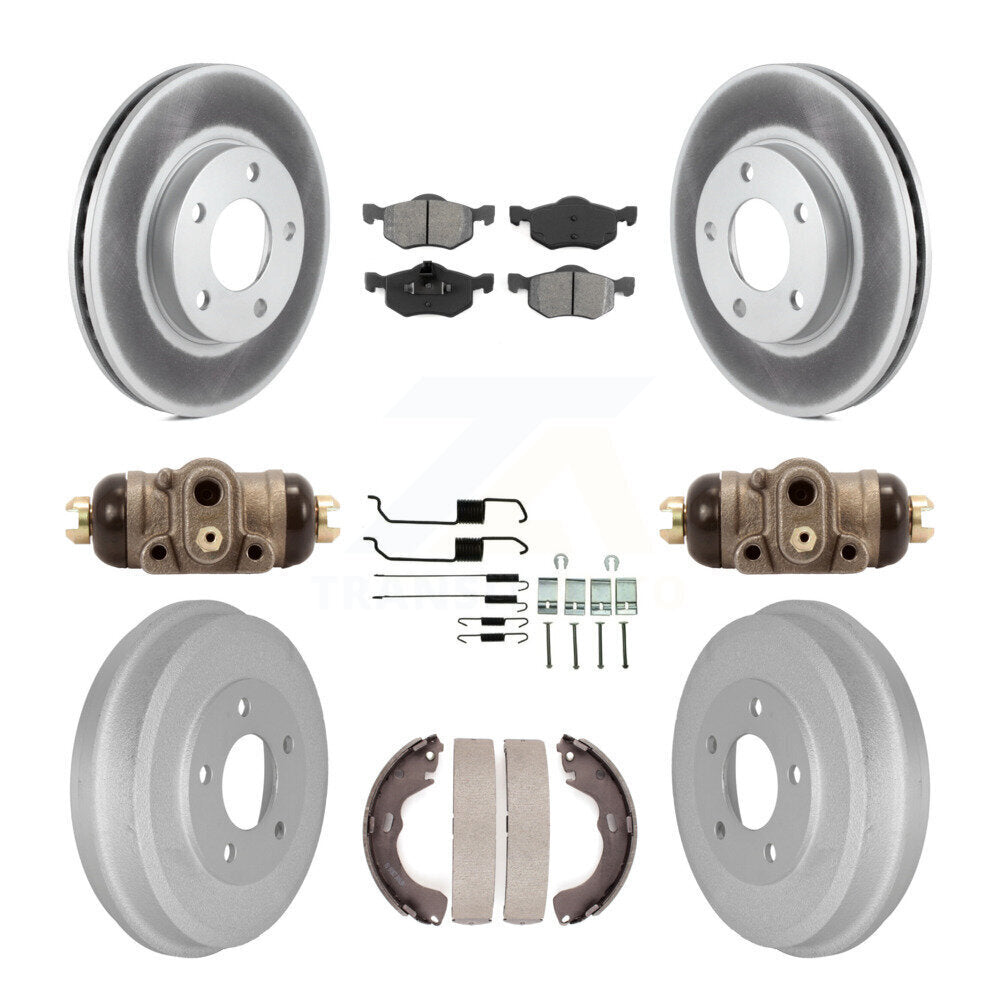 Coated Disc Rotors and Semi-Metallic Brake Pads Kit-KGS-101663 - Kit.bestparts.ca