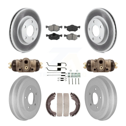 Coated Disc Rotors and Semi-Metallic Brake Pads Kit-KGS-101663 - Kit.bestparts.ca