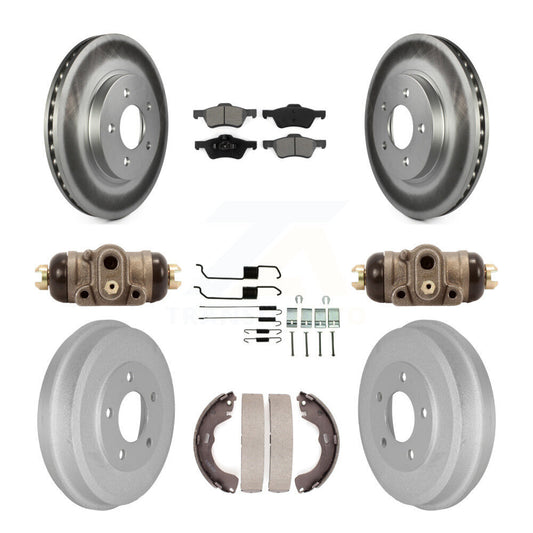 Coated Disc Rotors and Semi-Metallic Brake Pads Kit-KGS-101664 - Kit.bestparts.ca