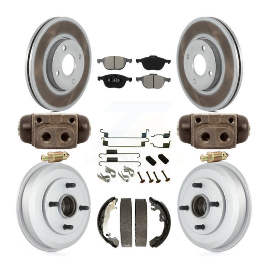 Coated Disc Rotors and Semi-Metallic Brake Pads Kit-KGS-101665 - Kit.bestparts.ca