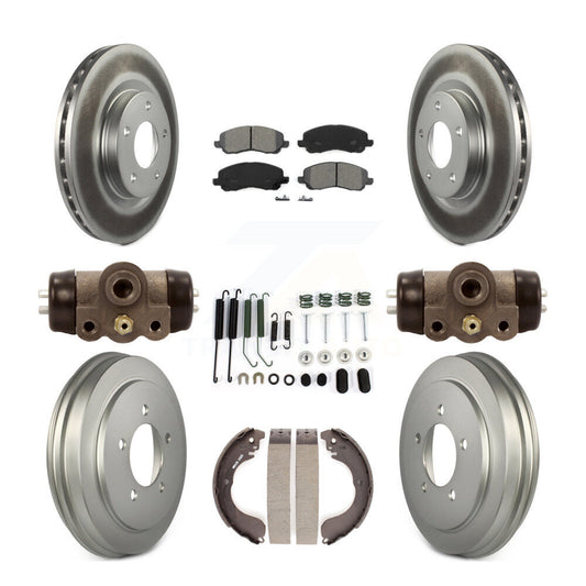 Coated Disc Rotors and Semi-Metallic Brake Pads Kit-KGS-101669 - Kit.bestparts.ca