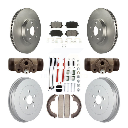 coated disc rotors and semi metallic brake pads-kgs-101672 - Kit.bestparts.ca