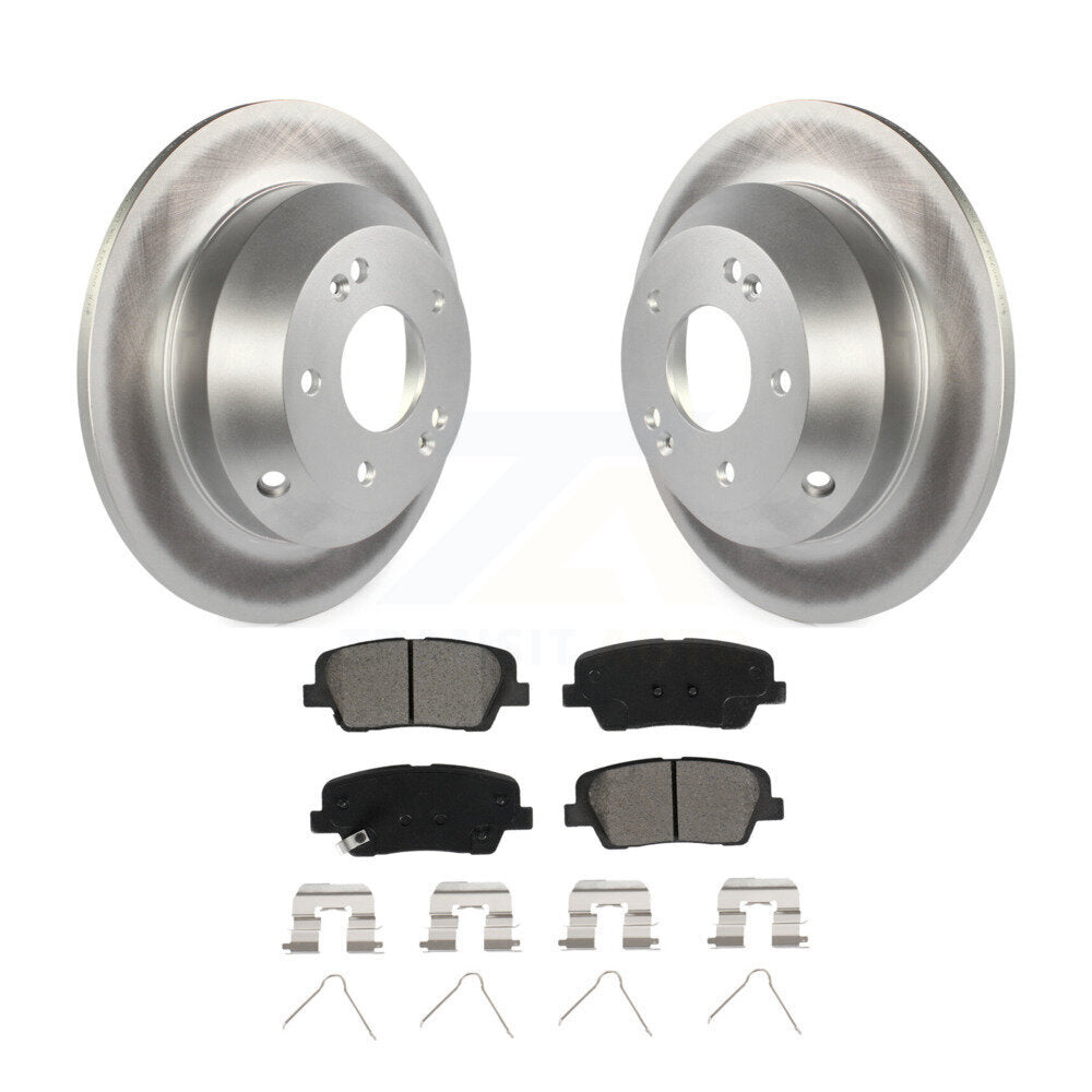 Coated Disc Rotors and Semi-Metallic Brake Pads Kit-KGS-101684 - Kit.bestparts.ca