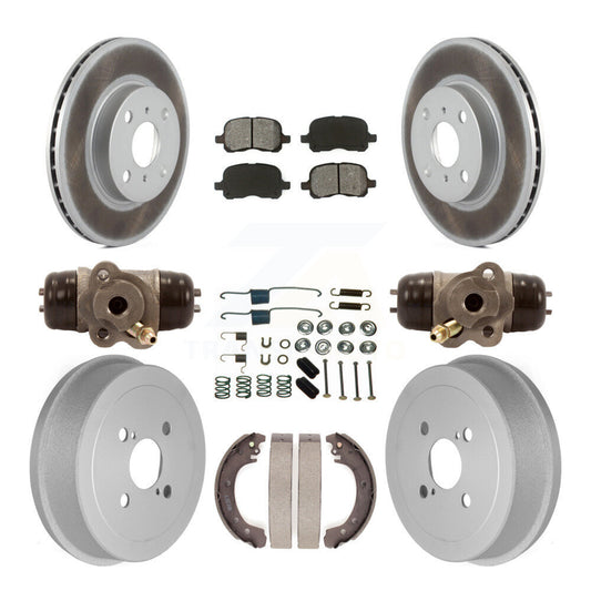 Coated Disc Rotors and Semi-Metallic Brake Pads Kit-KGS-101741 - Kit.bestparts.ca