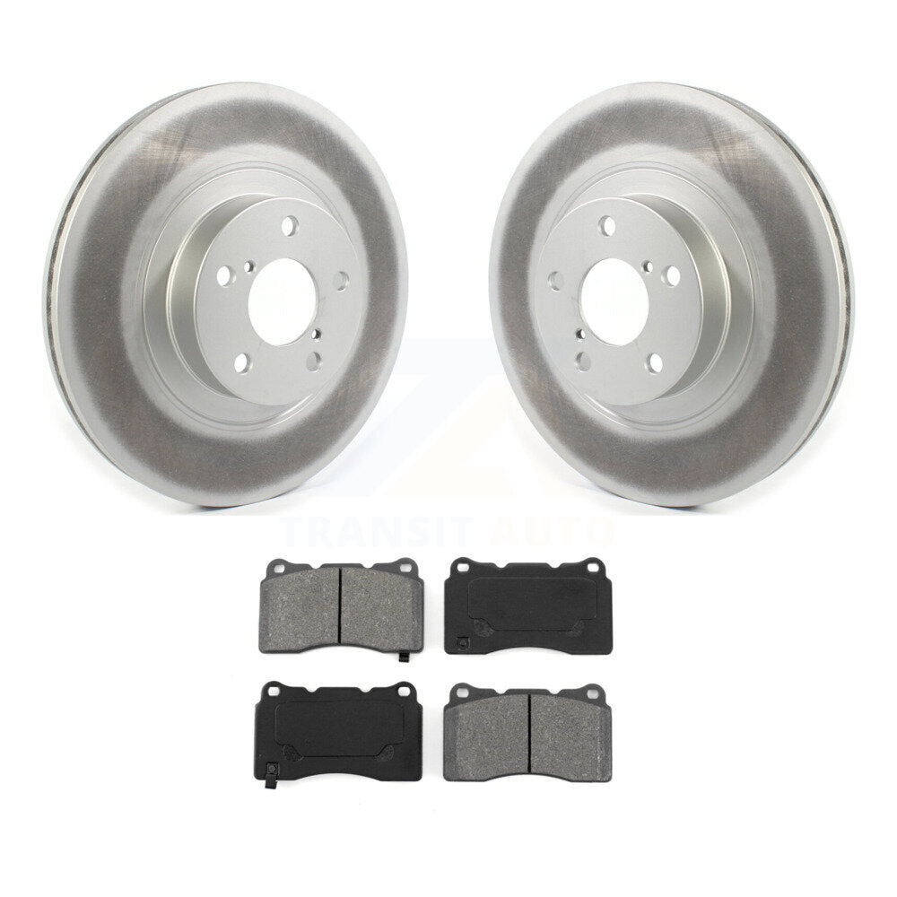 Coated Disc Rotors and Semi-Metallic Brake Pads Kit-KGS-101790 - Kit.bestparts.ca