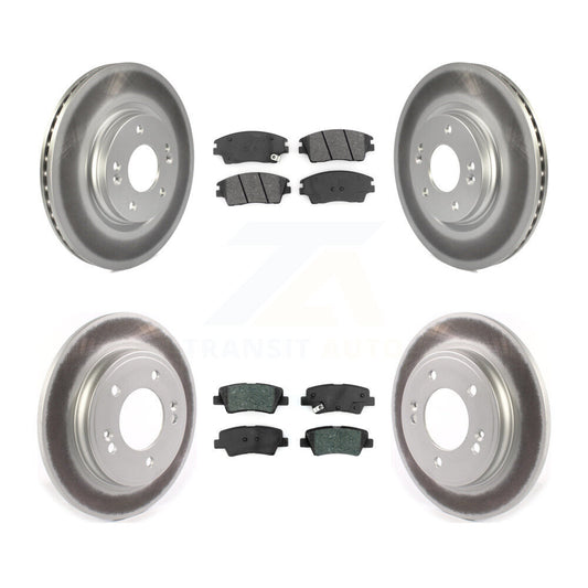 Coated Disc Rotors and Semi-Metallic Brake Pads Kit-KGS-101848 - Kit.bestparts.ca