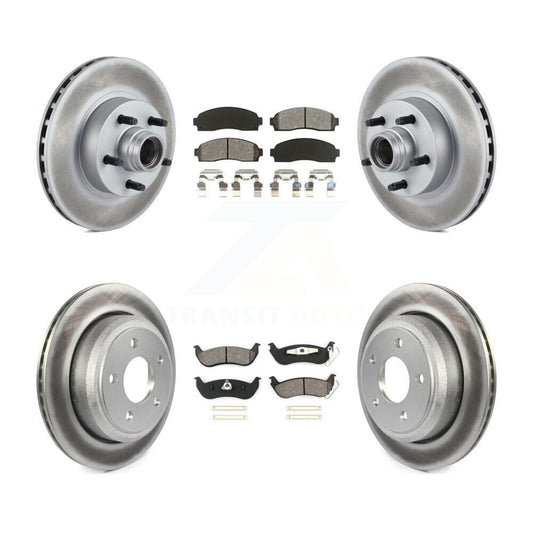 Coated Disc Rotors and Semi-Metallic Brake Pads Kit-KGS-102068 - Kit.bestparts.ca