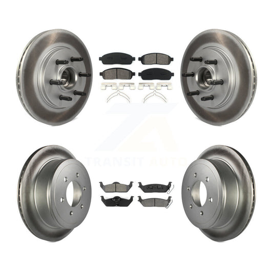 Coated Disc Rotors and Semi-Metallic Brake Pads Kit-KGS-102072 - Kit.bestparts.ca